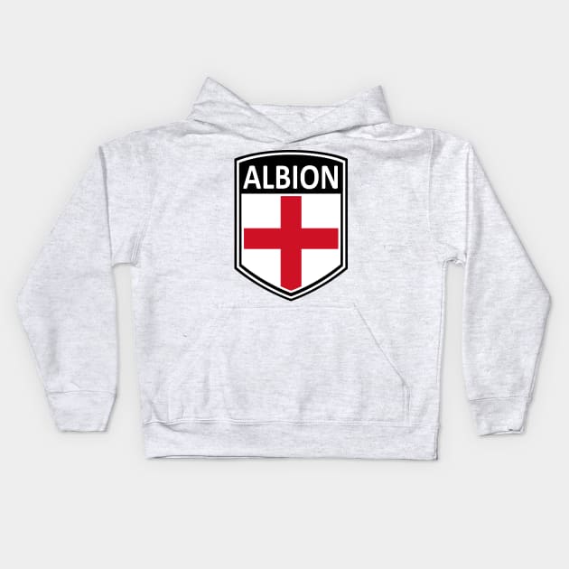 Flag Shield - Albion Kids Hoodie by Taylor'd Designs